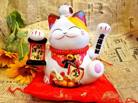 Mèo Vẫy Tay Maneki Neko - Neko Gốm Sứ Nhật